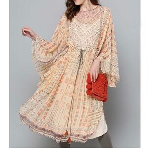 Soft Surroundings Multicolor Patterned Blouse